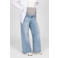 LOVE2WAIT zwangerschaps wide leg jeans light blue denim