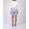 LOVE2WAIT regular waist zwangerschaps short light blue denim