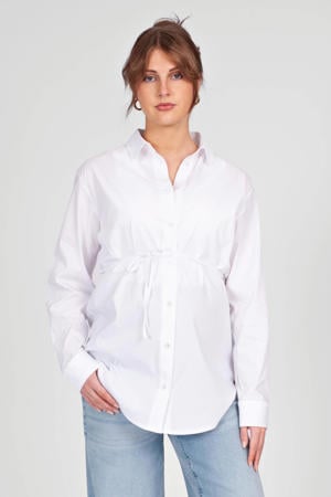 zwangerschaps blouse wit