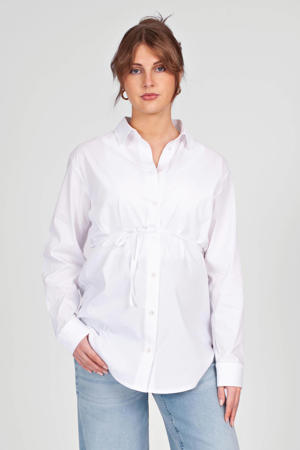 zwangerschaps blouse wit