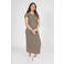 LOVE2WAIT zwangerschaps maxi jurk taupe