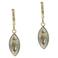 Otazu gold plated oorbellen met Swarovski kristallen Blossom