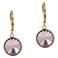Otazu gold plated oorbellen met Swarovski kristallen Blossom