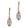 Otazu gold plated oorbellen met Swarovski kristallen Blossom