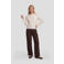 Ruby mesh jacquard top beige