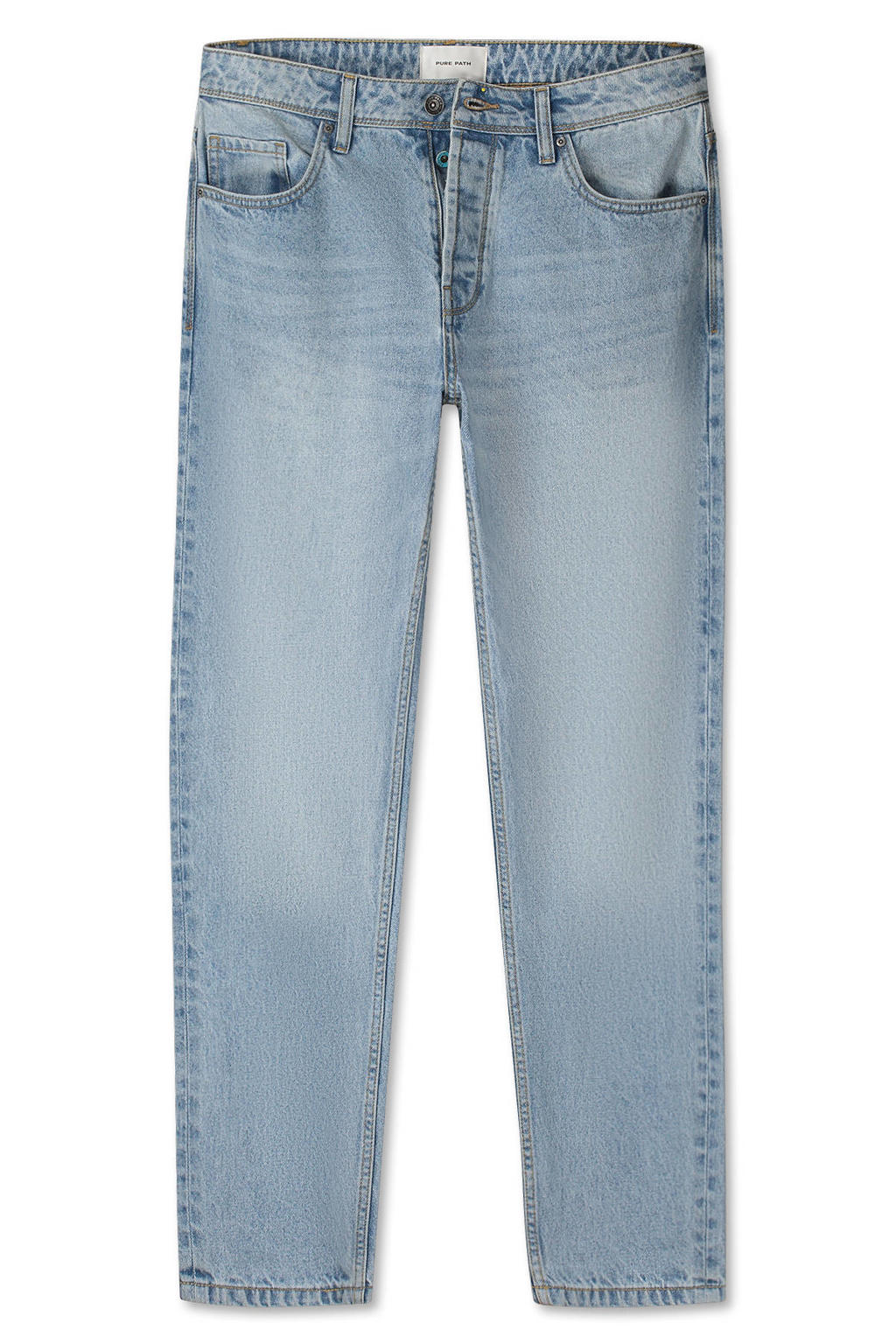 Pure Path Eric regular fit jeans - lichtblauw