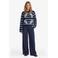FLURESK wide leg broek - blauw