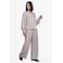 FLURESK wide leg broek - lichtgrijs