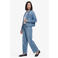 FLURESK barrel jeans - middelblauw