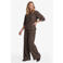 FLURESK wide leg broek - bruin
