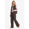 FLURESK gilet met borduursels - bruin