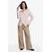 FLURESK blouse met krijtstreep - roze