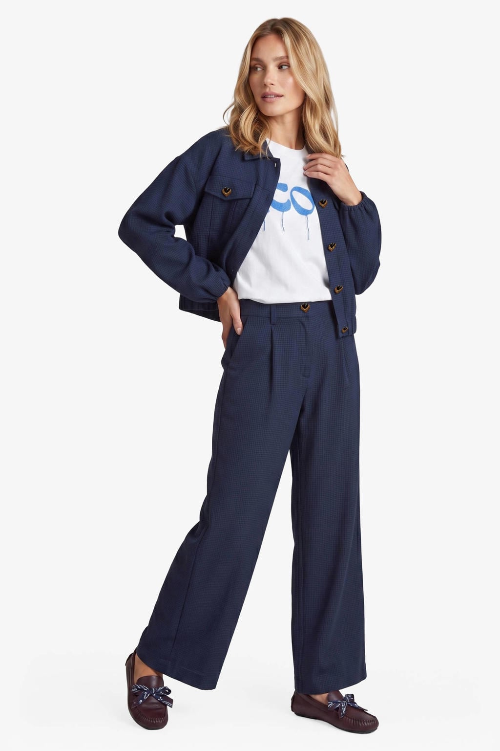 FLURESK bomberjack - blauw