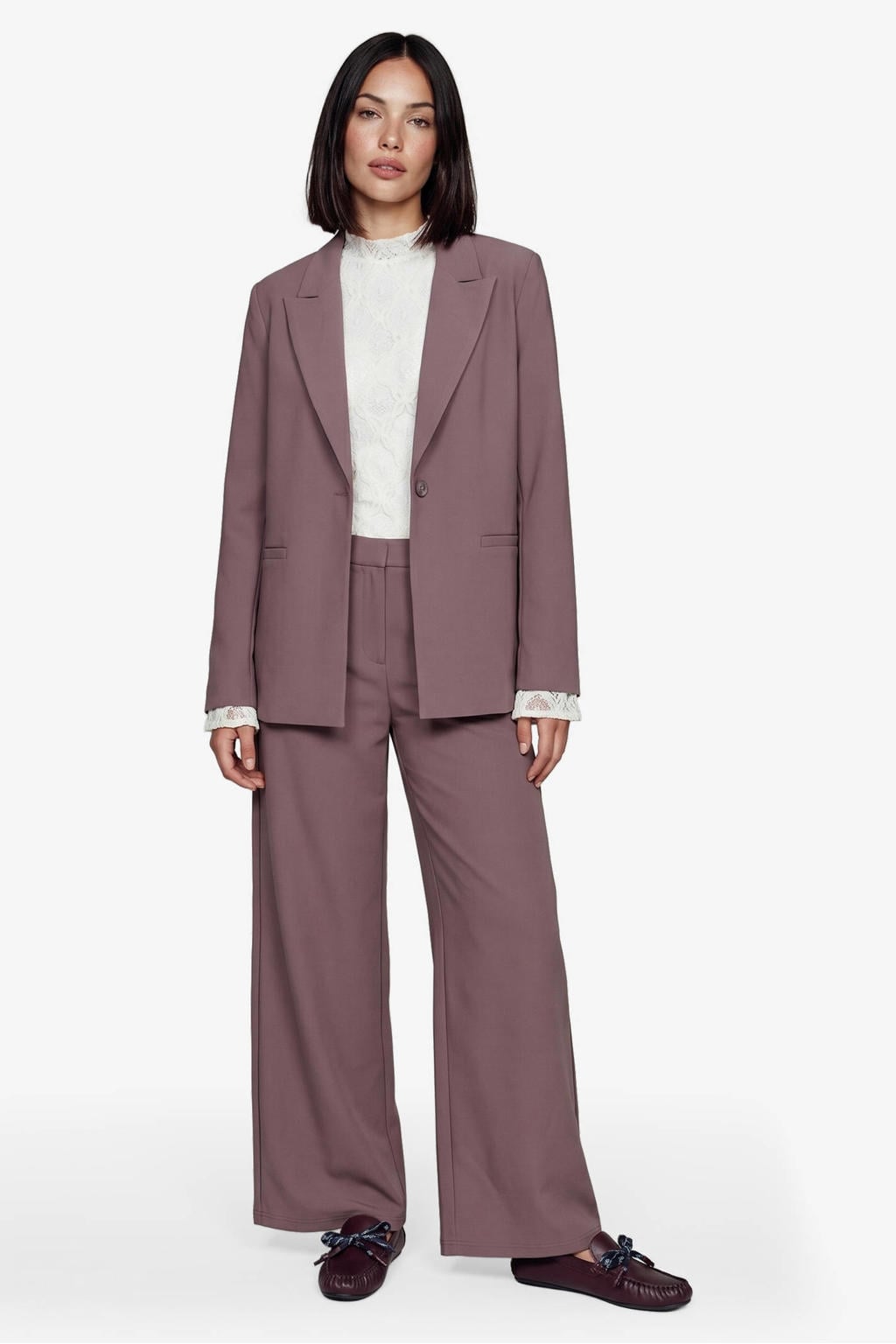 FLURESK regular blazer - oudroze