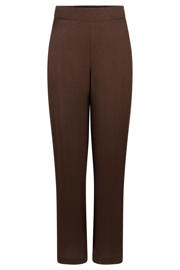 thumbnail: JANSEN Amsterdam wide leg regular waist broek bruin