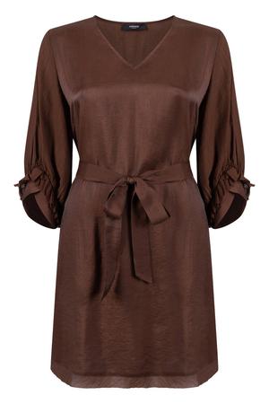 mini jurk bruin