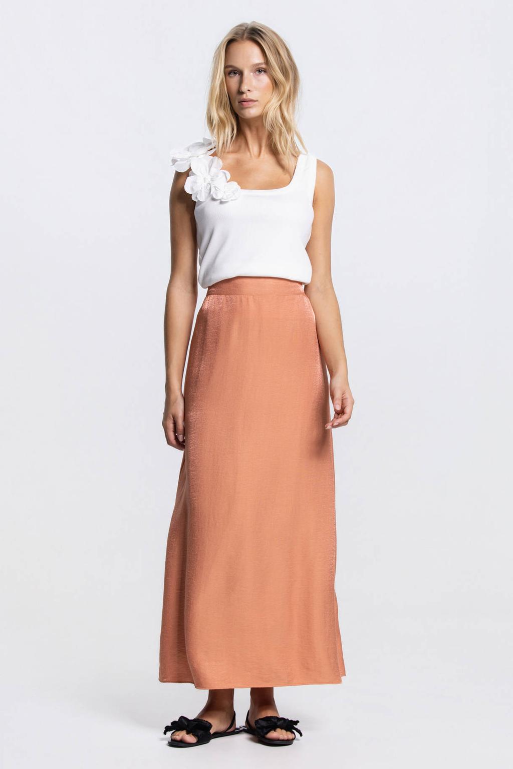 JANSEN Amsterdam maxi rok oranje