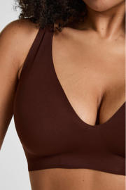 thumbnail: Hunkemöller voorgevormde bh zonder beugel Super Comfort bruin