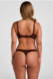 thumbnail: Hunkemöller voorgevormde bh zonder beugel Super Comfort bruin