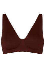 thumbnail: Hunkemöller voorgevormde bh zonder beugel Super Comfort bruin