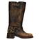 Sacha leren bikerboots - bruin/goud