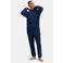 Bamboo Basics bamboe loungetop - donkerblauw