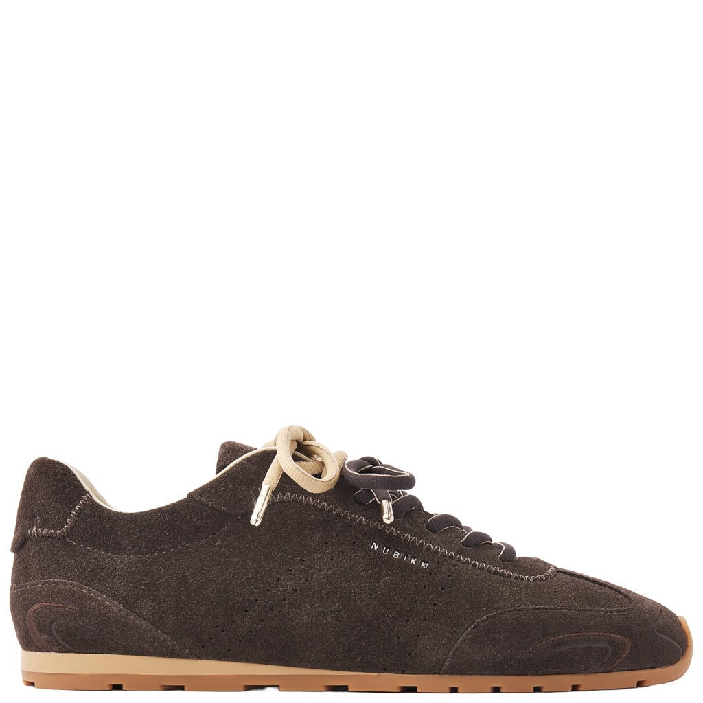 Nubikk Billy Lou II suède sneakers - grijsbruin