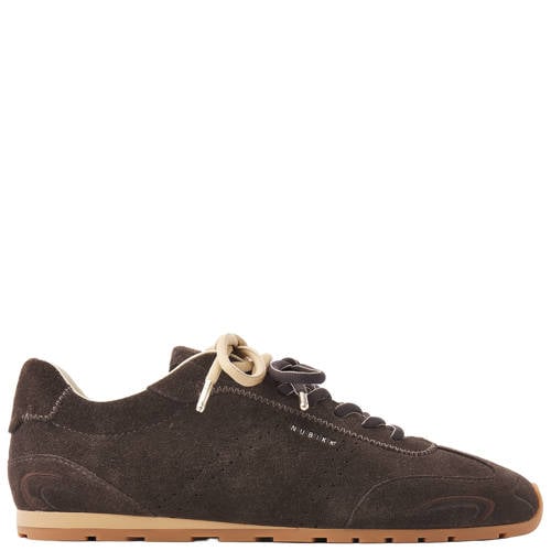 Nubikk Billy Lou II suède sneakers donkerbruin