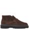Nubikk leren enkelboots - donkerbruin