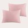 NOUS Living katoenen kussenslopen 50x70 cm - lichtroze (set van 2)