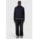 Pure Path regular fit hoodie met backprint - donkerblauw