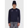 Pure Path boxy longsleeve met backprint - donkerblauw