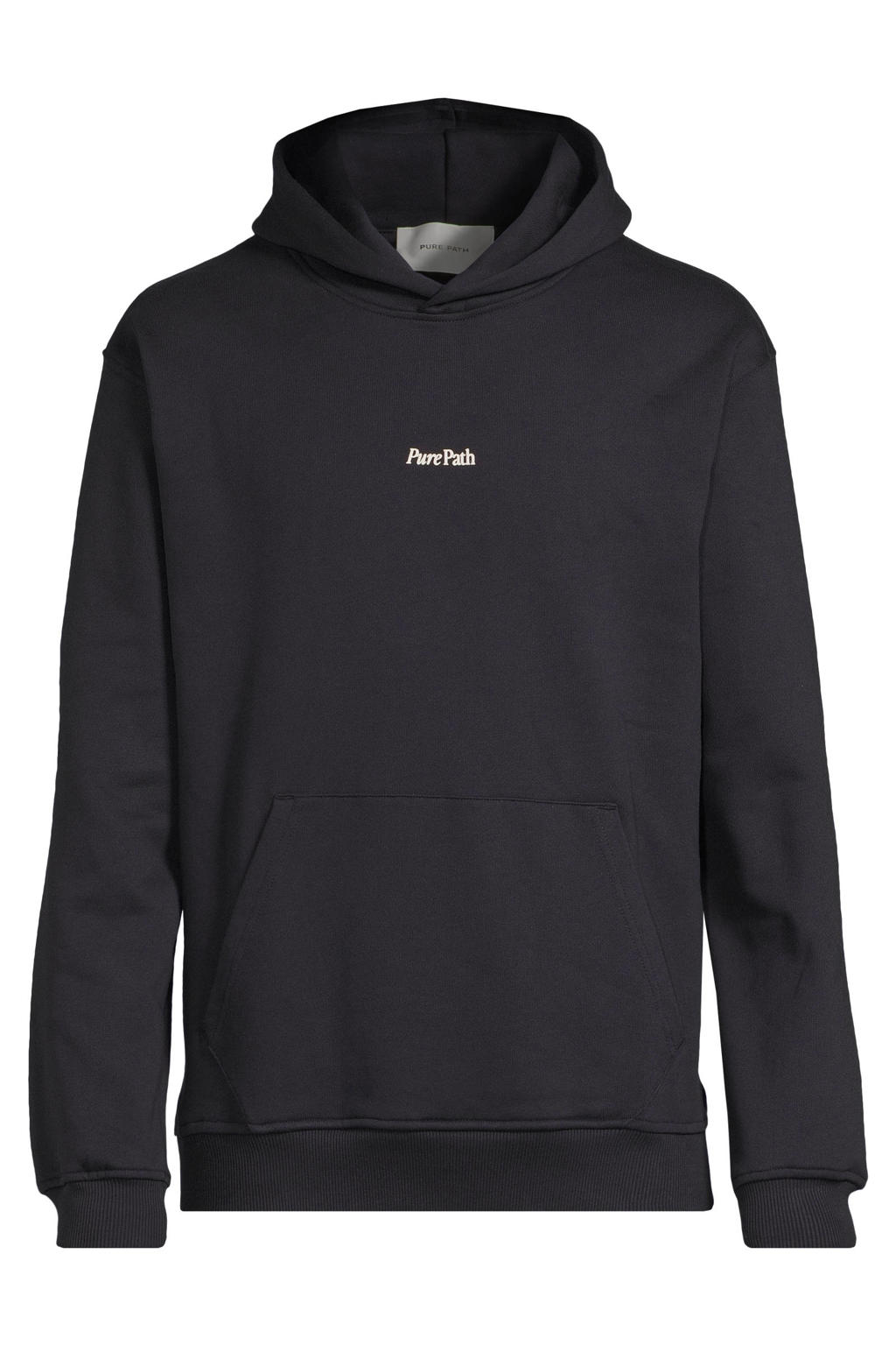 Pure Path oversized hoodie met backprint - donkerblauw