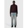 Pure Path katoenen regular fit gebreide trui - dark brown