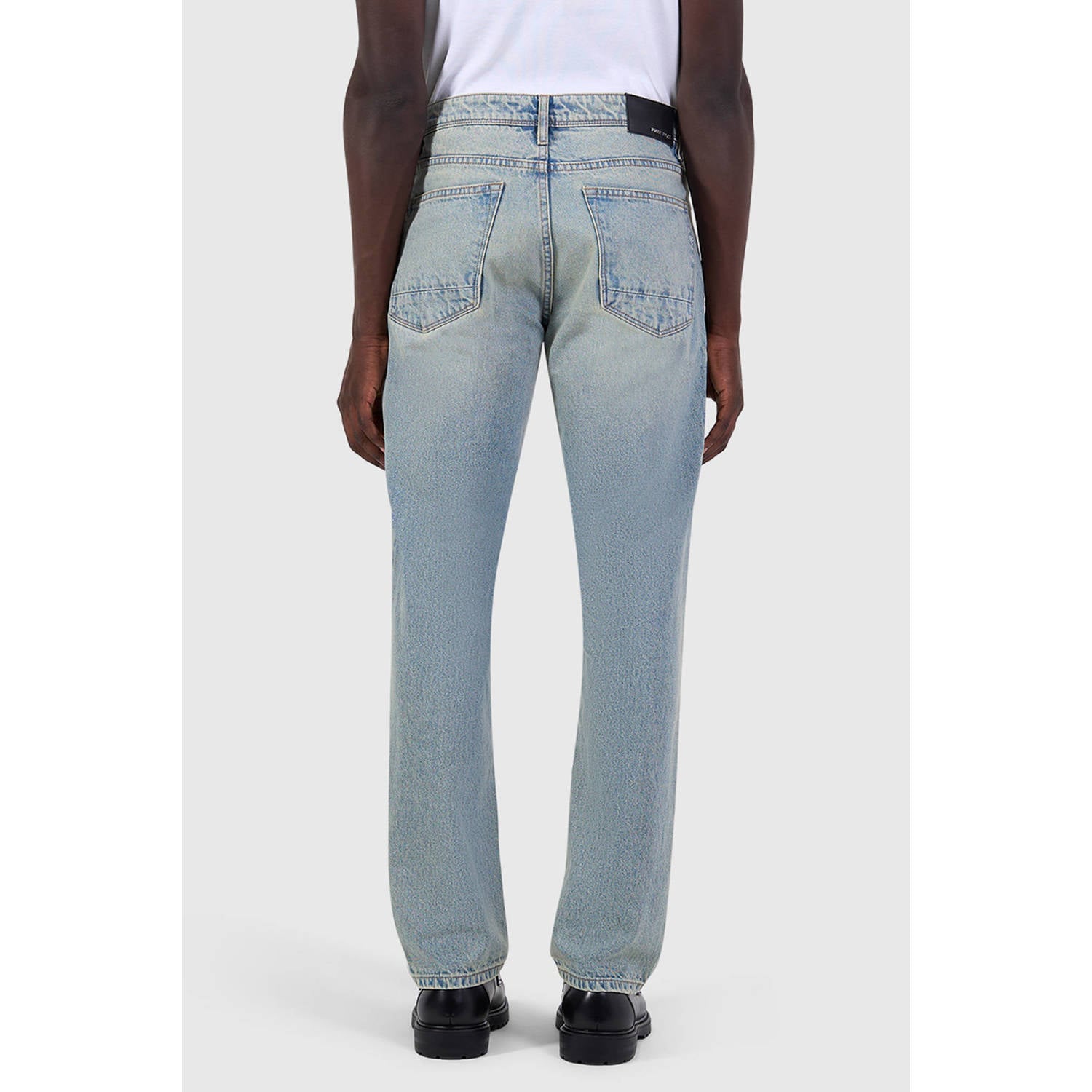 Pure Path Eric regular fit jeans blauwgroen