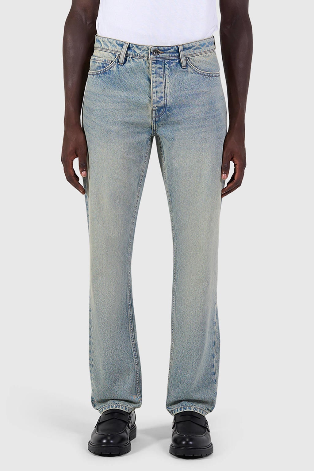 Pure Path Eric regular fit jeans - blauwgroen