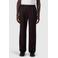 Pure Path regular fit twill pantalon met plooien en wol - dark brown