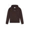 Pure Path regular fit hoodie met backprint - donkerbruin