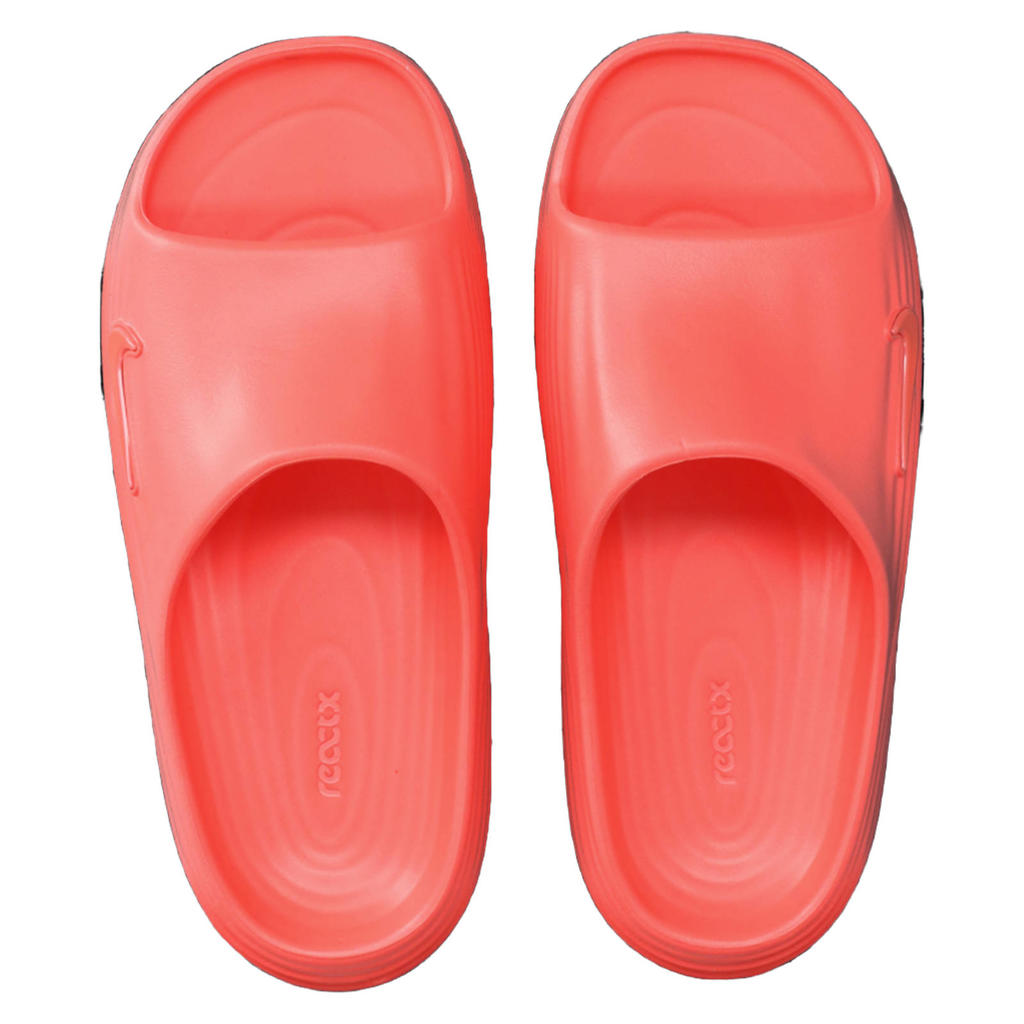 Rode dames Nike ReactX Rejuven8 slippers van rubber
