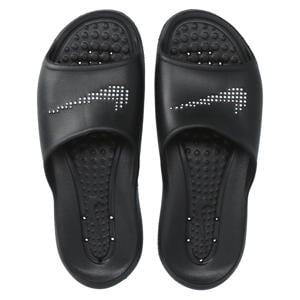 Victori One Shower badslippers met logo zwart/wit