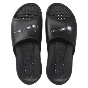 Victori One Shower badslippers met logo zwart/wit