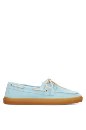 Ilse suède bootschoenen lichtblauw