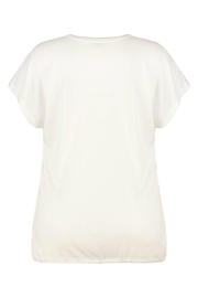 thumbnail: MS Mode T-shirt met glitters Plus Size - ecru