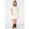 MS Mode korte bohemian jurk Plus Size met paisley - ecru