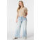 MS Mode ballon top Plus Size - zand