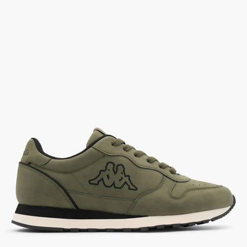 Kappa sneakers met logo olijfgroen