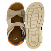 thumbnail: Vty imitatieleren sandalen met profielzool beige