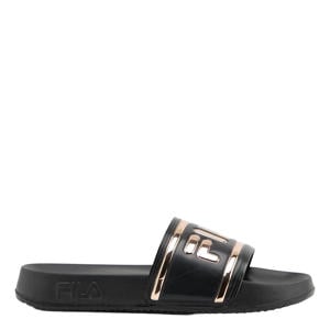 badslippers - zwart/roze