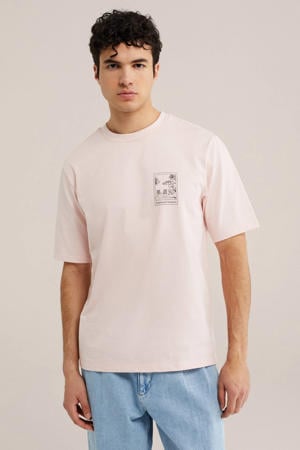 relaxed T-shirt lichtroze