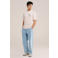 WE Fashion relaxed T-shirt lichtroze